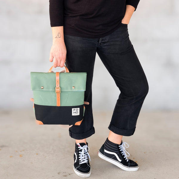 Poho COLORS Black · Verde Mar