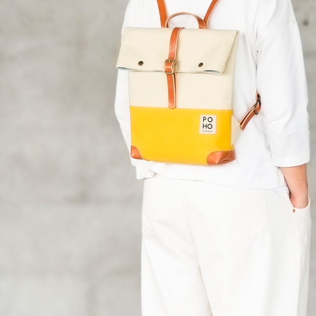 Poho COLORS backpack · Mostaza
